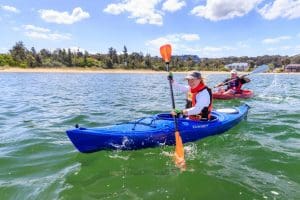 Kayaking is a great family activity in Paynesville